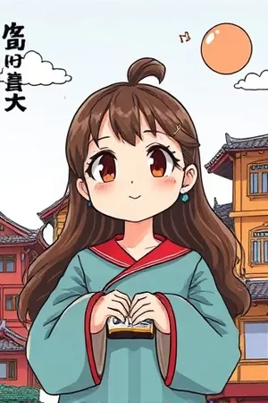 《青瓷记》手艺人题材完结漫画竖版封面，青瓷开片纹与窑火