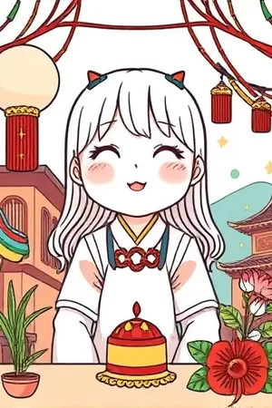 《墨色长安》悬疑工笔国漫竖版封面，雨夜长街灯笼意象